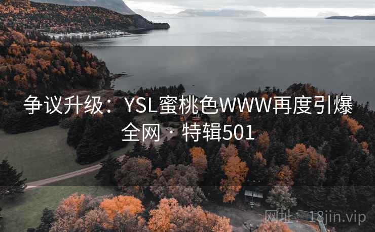 争议升级：YSL蜜桃色WWW再度引爆全网 · 特辑501  第2张