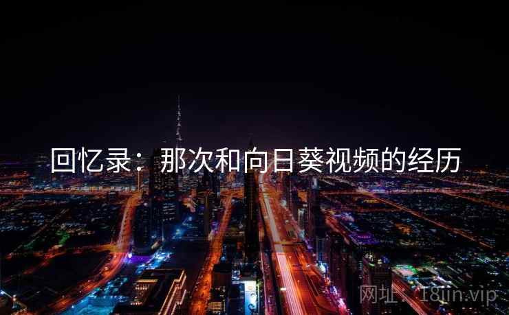 回忆录：那次和向日葵视频的经历